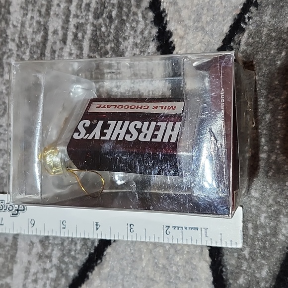 HERSHEY'S CANDY-BAR 2008 KURT ADLER HANDCRAFTED GLASS CHRISTMAS ORNAMENT - Picture 9 of 12